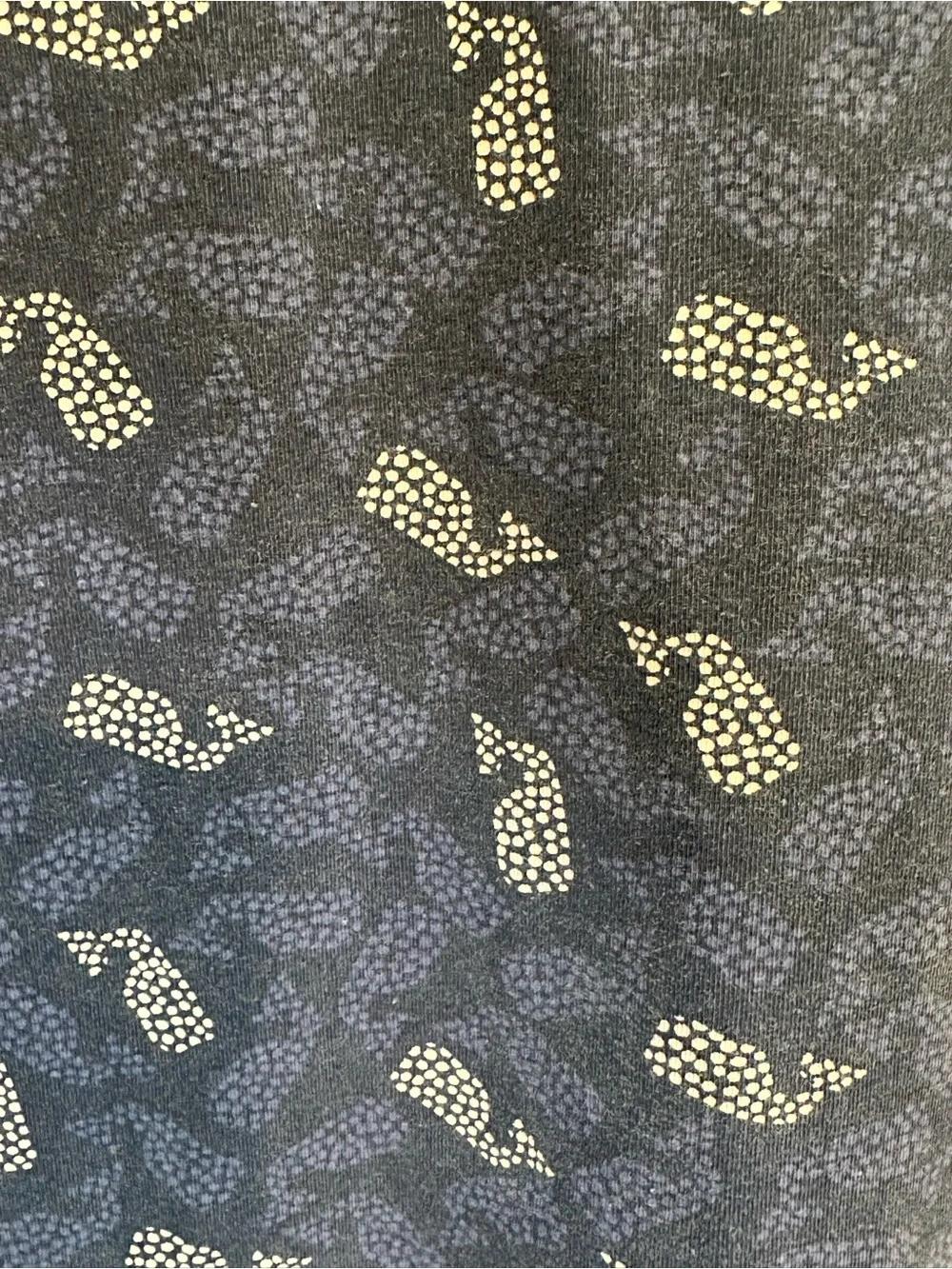 Vineyard Vines Navy Blue Whale Print Kids Casual Dress Girls size 14